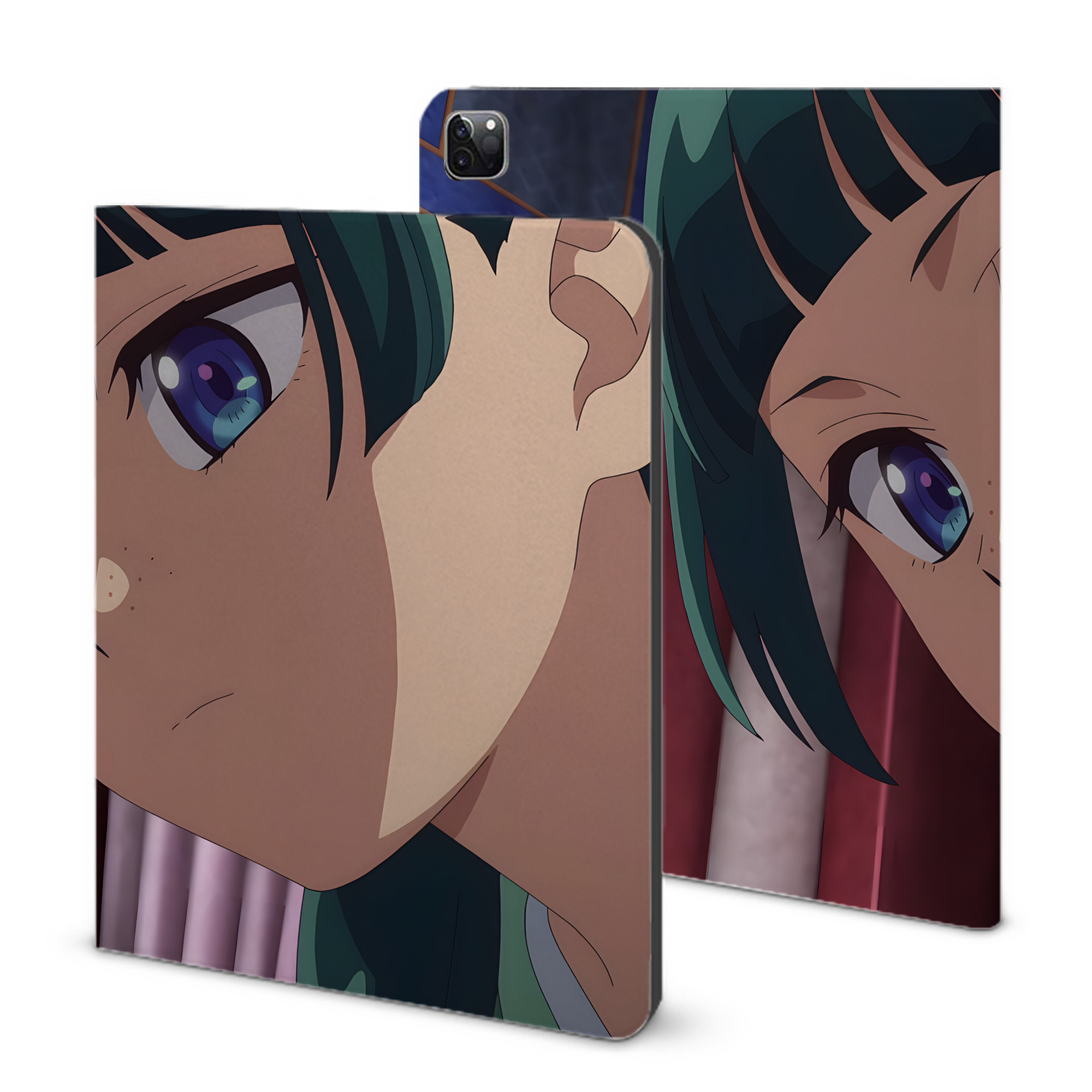 （画像用） 薬屋のひとりごと The Apothecary Diaries IPad ケース ブック型 PUレザー TPU 耐衝撃 軽量 薄型 ペン収納なし 全面保護 IPad 各モデル対応